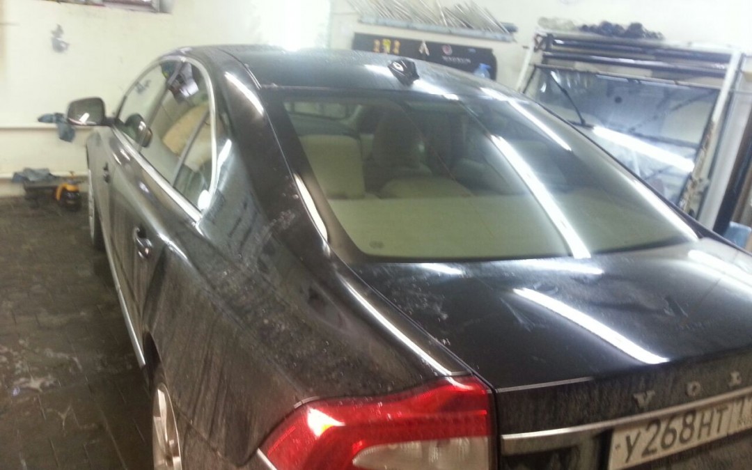 Volvo S60 — легкая тонировка стекол автомобиля — ноябрь 2014