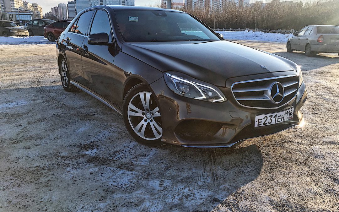 Полная глубокая восстановительная полировка Mercedes-Benz E-klasse W212