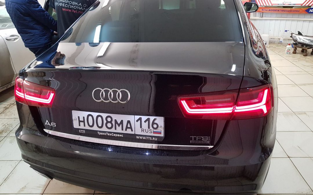 Тонировка пленкой Llumar ATR 05 задней части авто — Audi A6