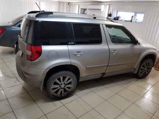 Тонировка пленкой Llumar 95% задних стекол — Skoda Yeti
