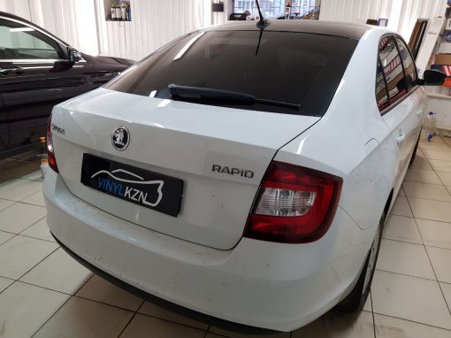 Тонировка пленкой Ultra Vision Supreme (Thermo) HP 05% — Skoda Rapid