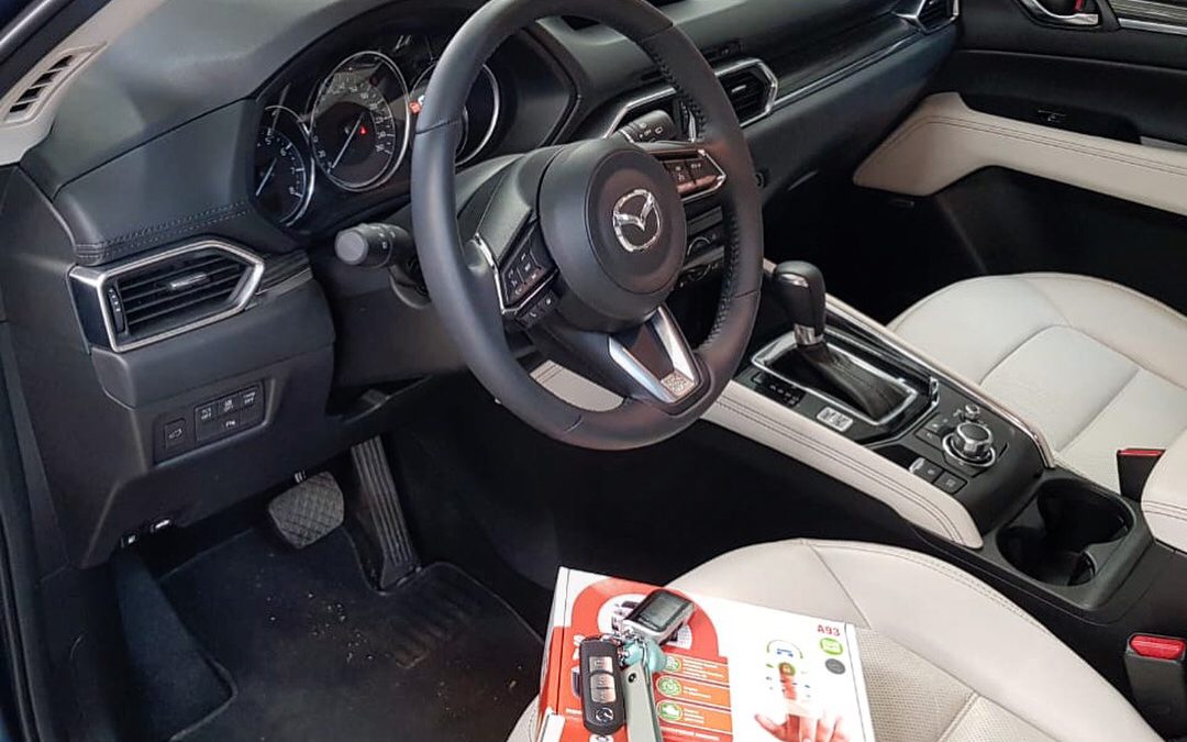 Сертифицированная установка сигнализации StarLine A93 — GSM Mazda CX5