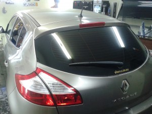 Renault Megane - тонирование стекол автомобиля - август 2013