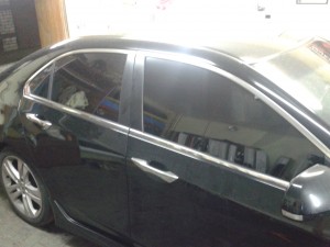 Honda Accord - тонировка стекол автомобиля - август 2013