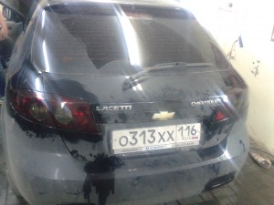 Chevrolet Lacetti - тонировка фар автомобиля - 18 сентября 2013