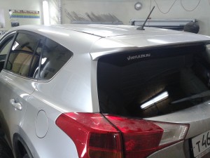 Toyota RAV 4 - тонирование задних стекол авто - 23 сентября 2013
