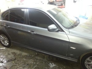 BMW 3 - установка СГУ, тонировка передних стекол статикой 07.10.2013