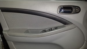 Chevrolet Lacetti - элементы интерьера оклеены черным 3D карбоном - 23.11.2013