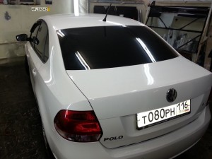 VW Polo - тонировка авто в Казани - 26.12.2013