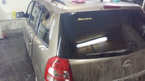 Opel Zafira - тонировка авто в Казани - 8.12.2013