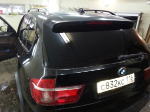 BMW X5 - тонировка задней полусферы - 05.01.2014