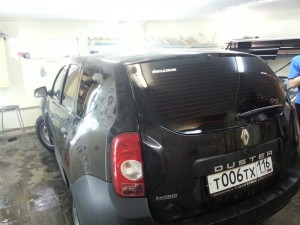 Тонировка задней полусферы автомобиля RENAULT DUSTER - 23.02.2014