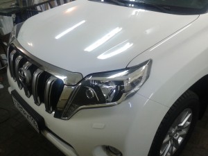 Toyota Prado - бронирование кузова авто, зеркал, под ручками, порогов - 28.03.2014