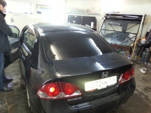 Тонировка автомобиля Honda Civic - 26.02.2014