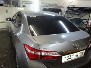 Тонировка задней полусферы автомобиля Toyota Corolla - 26.02.2014