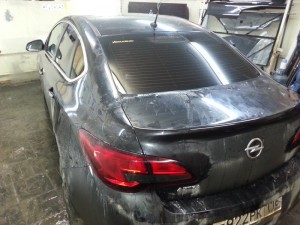 Тонировка задней полусферы автомобиля Opel Astra - 16.02.2014