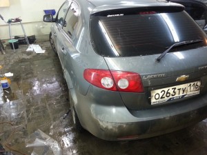 Тонировка задней полусферы Chevrolet Lacetti - 16.02.2014