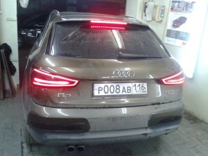 Audi Q3 - тонировка задних фонарей автомобиля - 04.04.2014