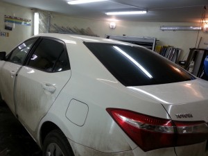 Toyota Corolla - тонировка автомобиля - 08.04.2014