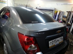 Chevrolet Aveo - тонировка стекол автомобиля - 10.04.2014