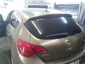 Тонировка автомобиля Opel Astra -  13.04.2014
