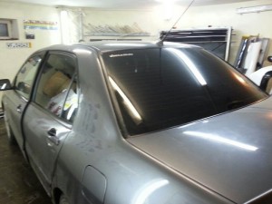 Mitsubishi Lancer 9 - тонировка задней полусферы - 26.03.2014