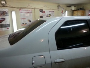 Renault Logan - тонировка стекол автомобиля - 07.04.2014