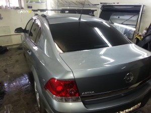 Opel Astra седан - тонировка автомобиля в Казани - 23.05.2014