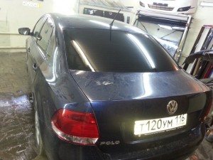 VW Polo - тонировка машины в Казани - 27.04.2014
