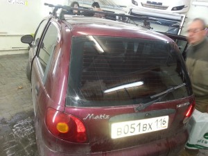 Daewoo Matiz - тонировка автомобиля - 28.04.2014