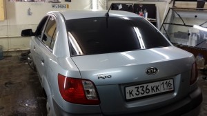 Kia  Rio - тонировка автомобиля в Казани - 02.05.2014