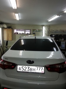 Тонировка автомобиля Kia Rio - 06.05.2014