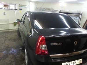 Тонировка авто Renault Logan в Казани - 08.05.2014