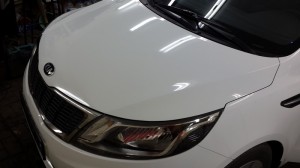 Тонировка автомобиля Kia Rio, бронирование кузова и капота от сколов - цена 1400р - 29.05.2014