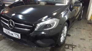 Mercedes-Benz A-Class - тонировка авто и бронирование передней части - 29.04.2014