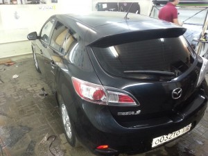 Mazda 3 - тонировка автомобиля - 20.05.2014