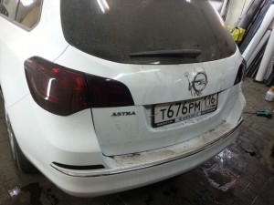 Opel Astra - тонировка фар авто - 04.06.2014