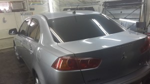 Mitsubishi Lancer - тонировка авто, стоимость тонировки 1800р - 10.06.2014