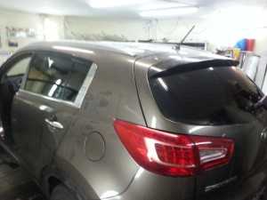 KIA Sportage - тонировка автомобиля - цена 2000 руб. - 14.06.2014