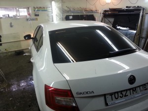 Тонировка автомобиля Skoda Octavia - пленка 65% - 25.06.2014