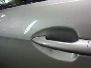 Kia Rio - бронирование под ручками и порогов - 02.07.2014