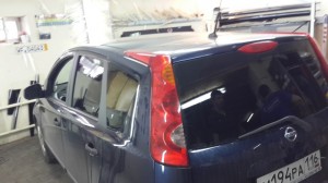 Nissan Note - тонировка авто, цена тонировки 2000 рублей - 20.07.2014