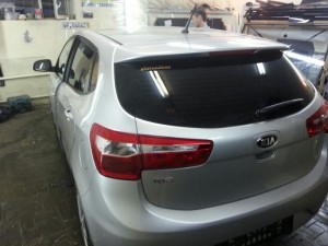 Kia Rio - тонировка автомобиля - стоимость 1400 рублей - 07.07.2014