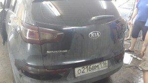 Kia Sportage - тонировка задних фонарей - 30.07.2014