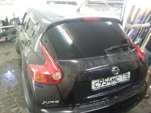 Nissan Juke - тонировка авто - цена 1600 рублей - 01.08.2014
