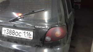 Daewoo Matiz - тонировка фар - 25.08.2014