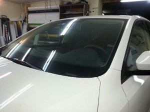 Skoda Octavia - бронирование лобового стекла - 08.08.2014