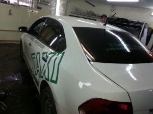 Тонировка автомобиля VW Polo - цена 1800 рублей - 28.08.2014