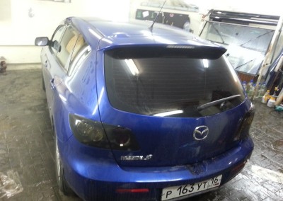 Mazda 3 — тонировка автомобиля хамелеон, тонировка фар — 06.09.2014