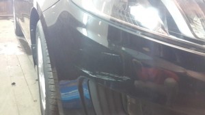 Kia Rio - полировка бампера автомобиля - 28.09.2014